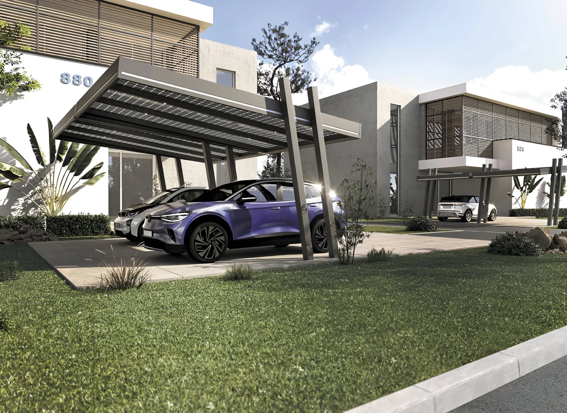 sud eco habitat pergola bioclimatique marseille Un abri elegant pour votre voiture